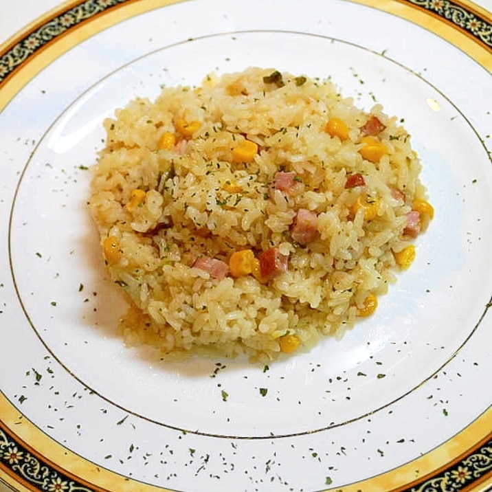 炊飯器を使って簡単 バター醤油のピラフ レシピ 作り方 By Oppeke22 楽天レシピ